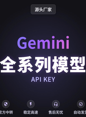Gemini 2.5 Pro API KEY 全模型支持 酒馆 AI翻译 国内直连API