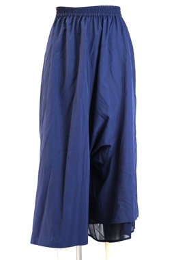 JCC STUDIO日系松紧腰宽松不规则设计不对称休闲春秋阔腿裤裙裤