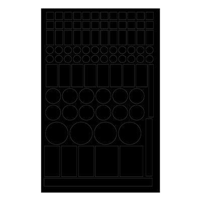 米乐奇指示灯遮光贴路由器电源面板夜间led灯插座不透挡光开关贴