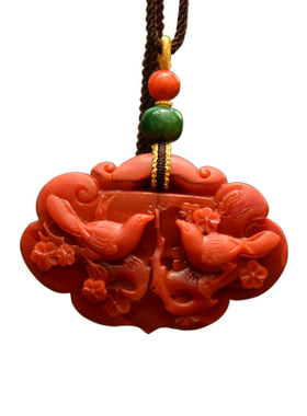 凯萨.薇雅南红玛瑙原创设计吊坠
