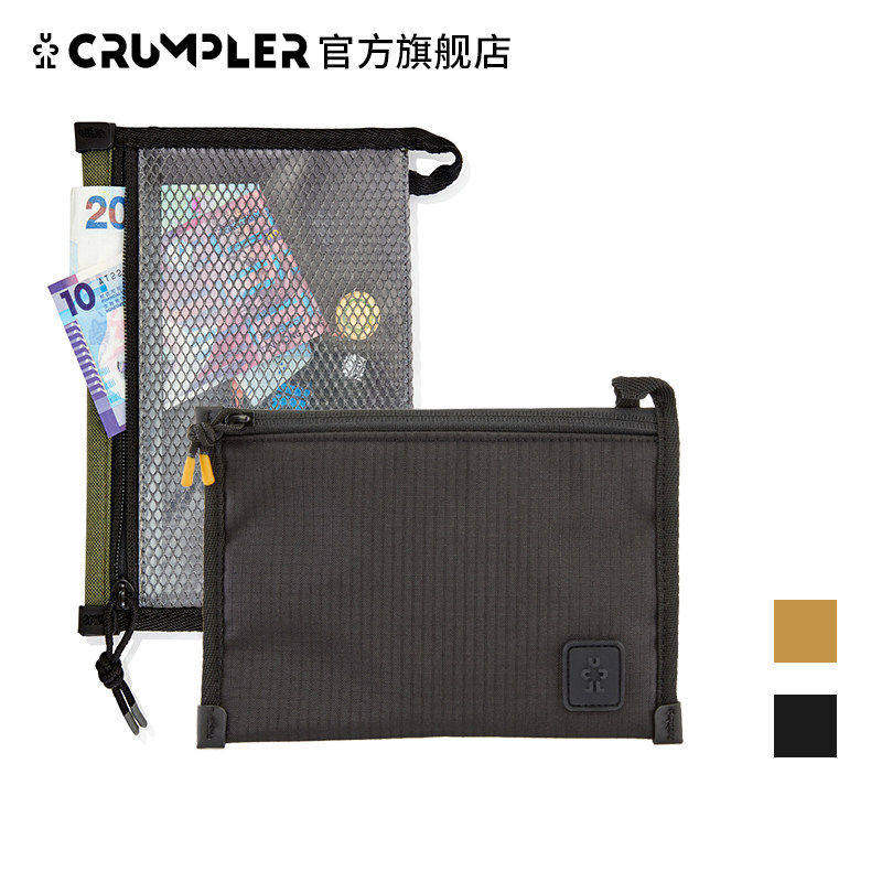 Crumpler 学生护照夹运动休闲防水帆布轻量便携软证件包护照钱包