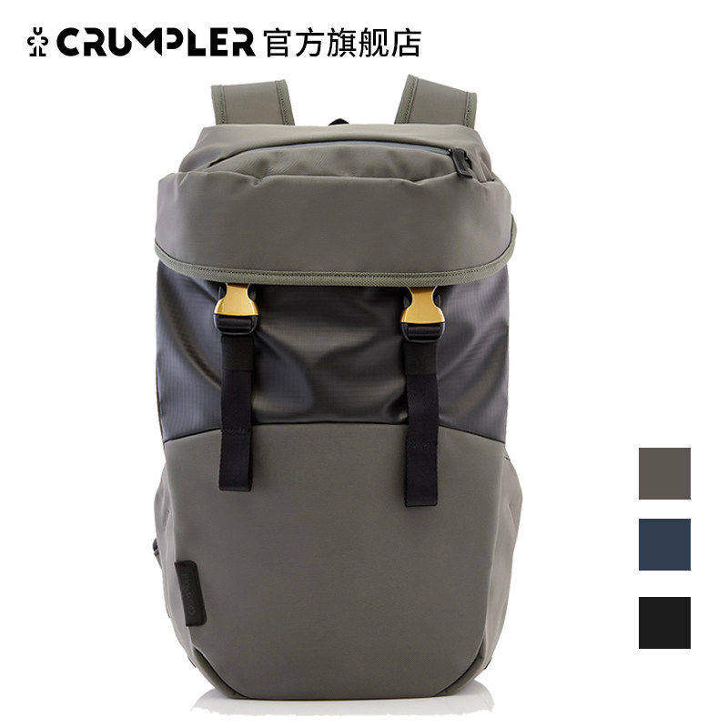 Crumpler 户外防水双肩包 减压减重登山包 男士商务双肩电脑包