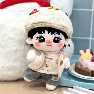 TWS组合20cm韩振棉花娃娃毛绒原创玩偶珍珍明星公仔玩具节日礼品