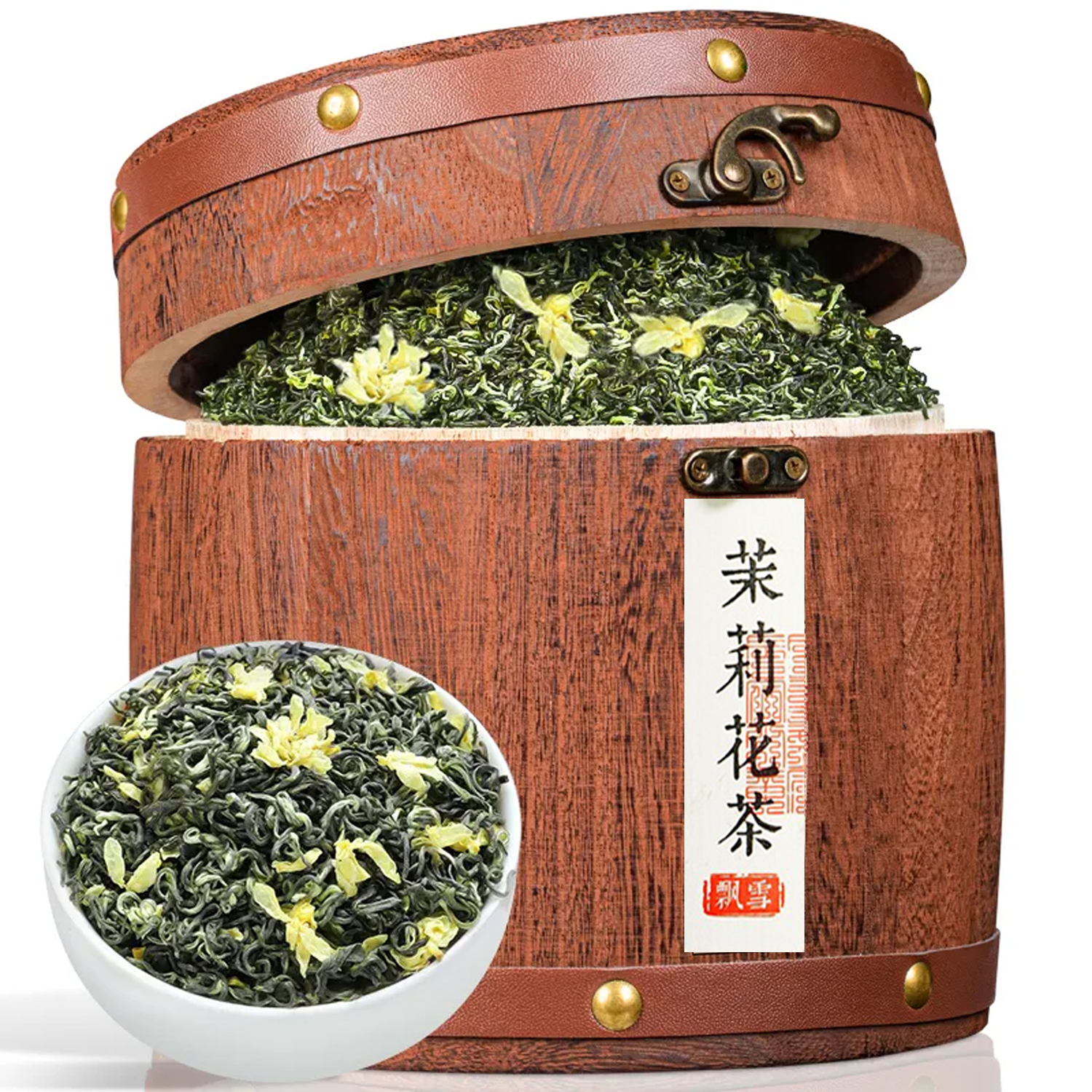 茉莉花茶2025新茶特级飘雪500克