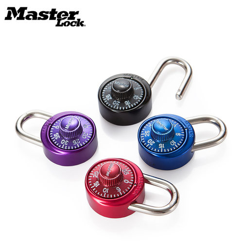 MasterLock玛斯特密码锁趣 转盘式挂锁储物柜宿舍健身房门锁1533