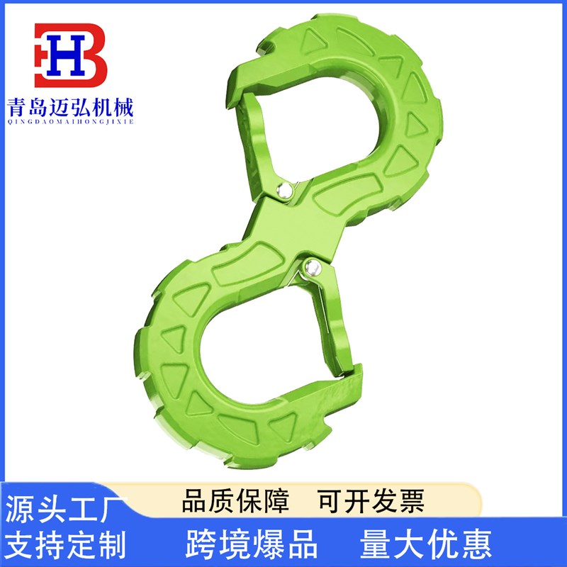 S型拖钩S型卸扣防松卡扣锻压一体成型多功能高强度S型绞盘钩