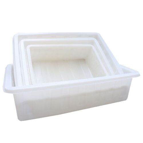 长方形塑料盆牛筋方桶加厚水产养殖水箱家用养鱼养龟缸卖鱼盆胶框