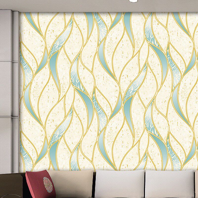 欧式3d立体凹凸波浪纹墙纸客厅KTV沙发电视影视背景墙壁纸刷胶