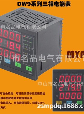 功率表DW9 96x96型,功率测量仪表。数显仪表。