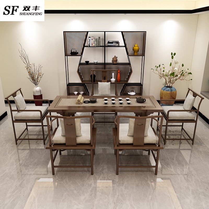 禅意茶室会客桌椅组合办公室功夫泡茶桌喝茶桌厂家直销一件