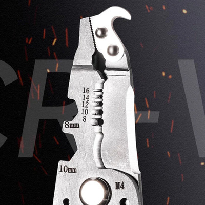 新品18 in 1 Foldable Wire Stripper18 合 1 折叠式剥线钳