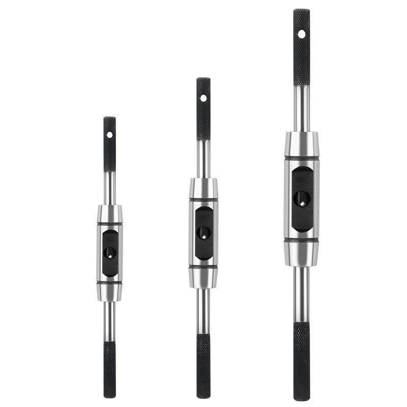 手用丝锥扳手全钢T型加长手动绞手铰杠可调式攻牙器工具棘轮套装