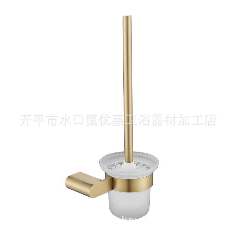 开平优嘉卫浴 不锈钢304马桶刷 厕所刷拉丝金马桶刷清洁毛刷0281