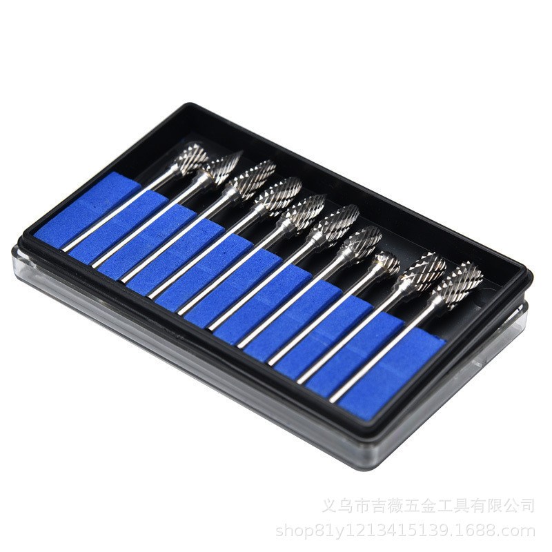 硬质合金钨钢磨头旋转锉钨钢铣刀头木工木雕打磨头根雕雕刻刀