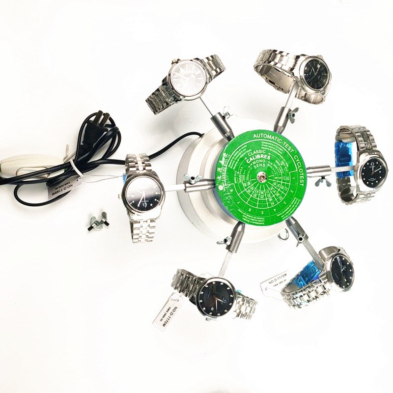 修表工具 机械表自动上链仪器国产手表自转仪摇表器美规/欧规220V