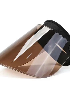 夏季防晒空顶遮全脸电焊双色骑行