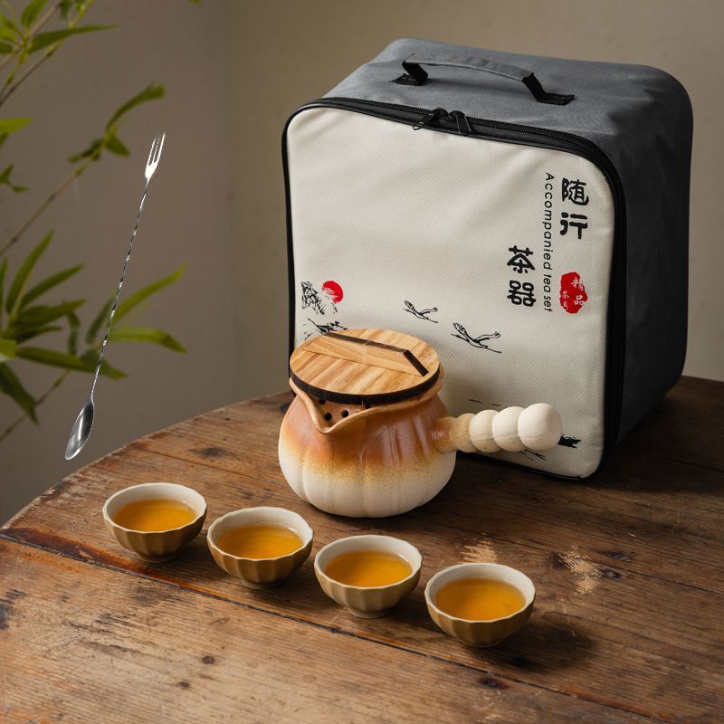 罐罐壶围炉煮茶陶瓷户外便携包可明火干烧烤奶罐煮茶壶炒茶大容量