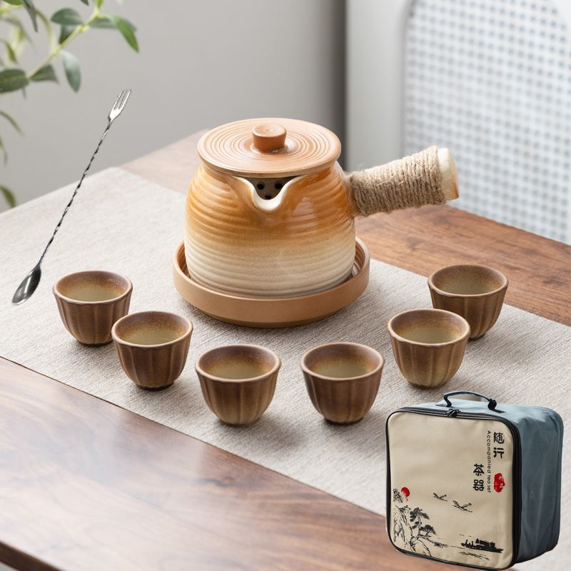 罐罐壶可明火干烧大容量烤奶罐煮茶壶陶瓷围炉煮茶户外便携包炒茶