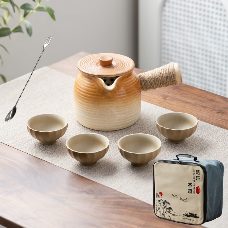 罐罐壶围炉煮茶陶瓷户外便携包可明火干烧烤奶罐煮茶壶炒茶大容量