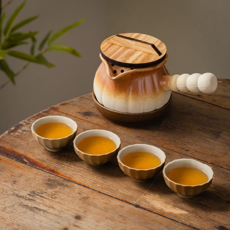 罐罐壶可明火干烧大容量烤奶罐煮茶壶陶瓷围炉煮茶户外便携包炒茶