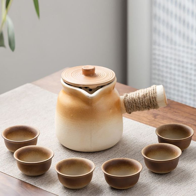 罐罐壶围炉煮茶陶瓷户外便携包可明火干烧烤奶罐煮茶壶炒茶大容量
