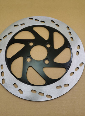 适用轻骑铃木悍骏GR150悍道QS150-5-6-7-8-9前刹车盘碟刹盘制动盘