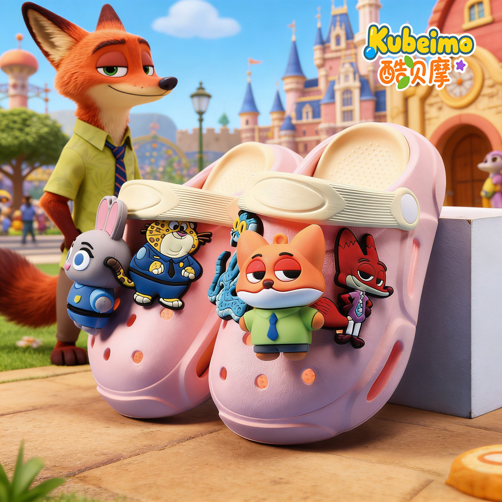 疯狂动物城儿童洞洞鞋女童拖鞋夏季新款沙滩软底防滑女孩轻便男孩