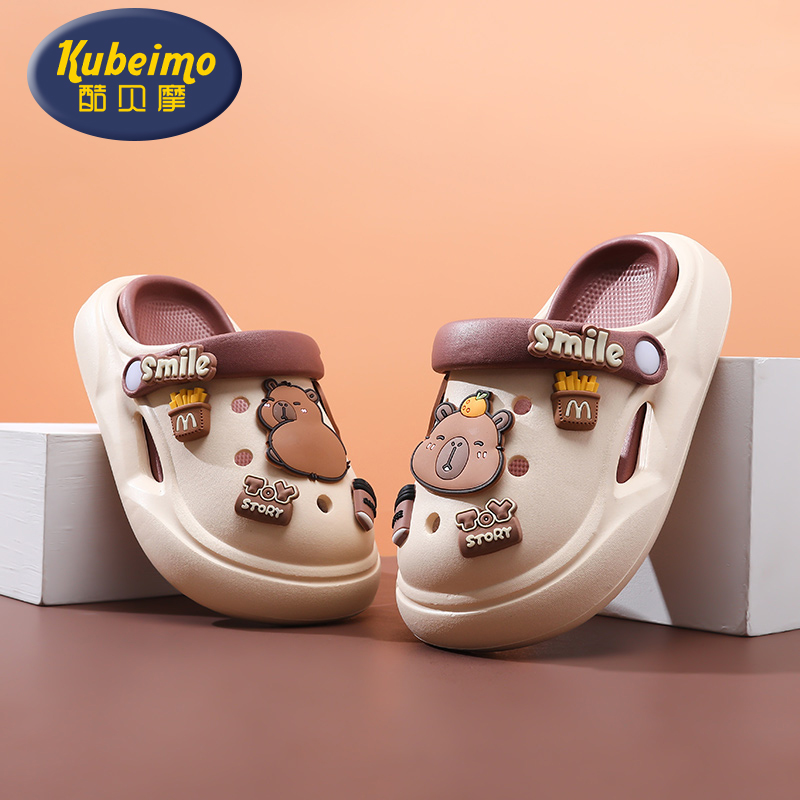 涉水防滑儿童包头防撞洞洞凉鞋