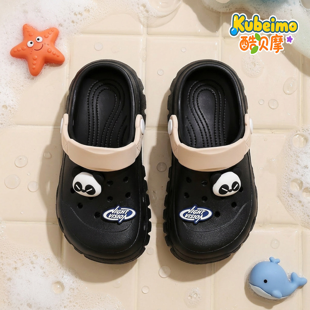 男童洞洞鞋儿童拖鞋新款男孩小孩夏季沙滩软底青少年防滑防臭户外