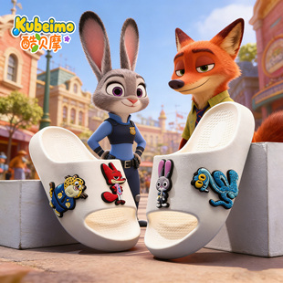 疯狂动物城儿童拖鞋男童女童防滑室内女孩洗澡男孩新款居家夏季