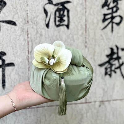 风吕敷流苏中式婚礼伴娘伴手礼