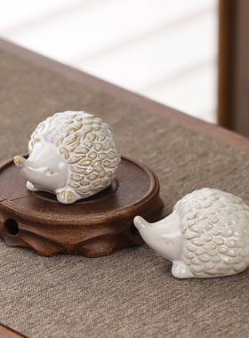 陶瓷摆件可爱萌宠玩物桌台工艺品