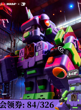 EVA联名合体机器人潮玩盲盒初号机手办新世纪福音战士正版现货