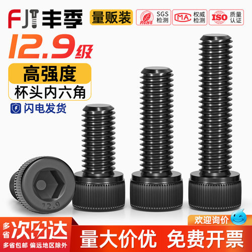 M18M20M22-M3612.9级内六角螺丝