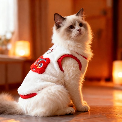 新款猫咪衣服保暖防掉毛