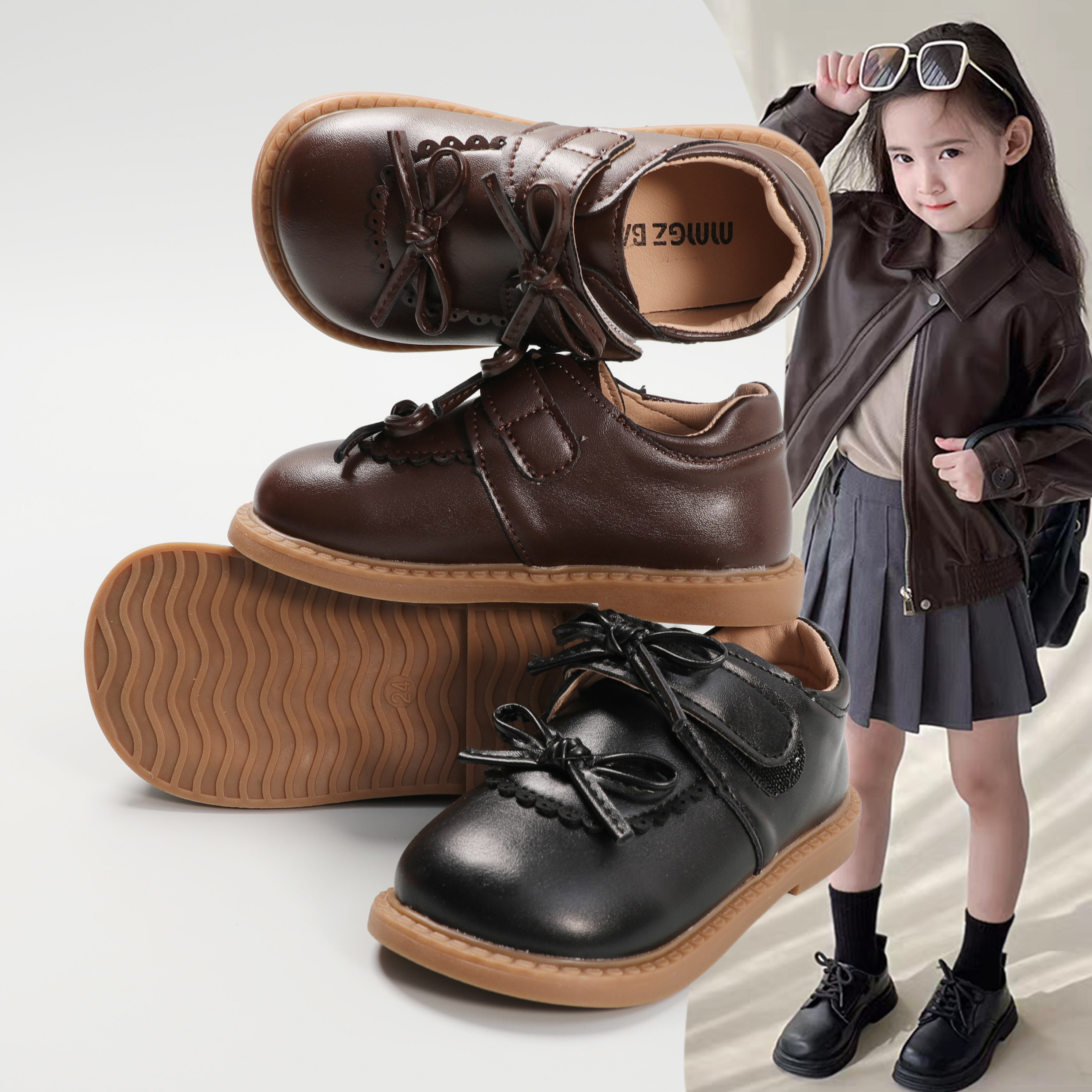 女童英伦风小皮鞋软底防滑单鞋2026新款春秋中小童百搭儿童公主鞋,童鞋/婴儿鞋/亲子鞋,皮鞋,淘宝优惠券,粉丝福利购,淘宝优惠卷