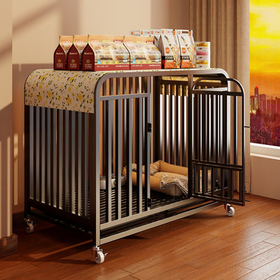 家用室内大型犬中型犬专用狗狗笼子宠物围栏阳台可移动带厕所狗屋