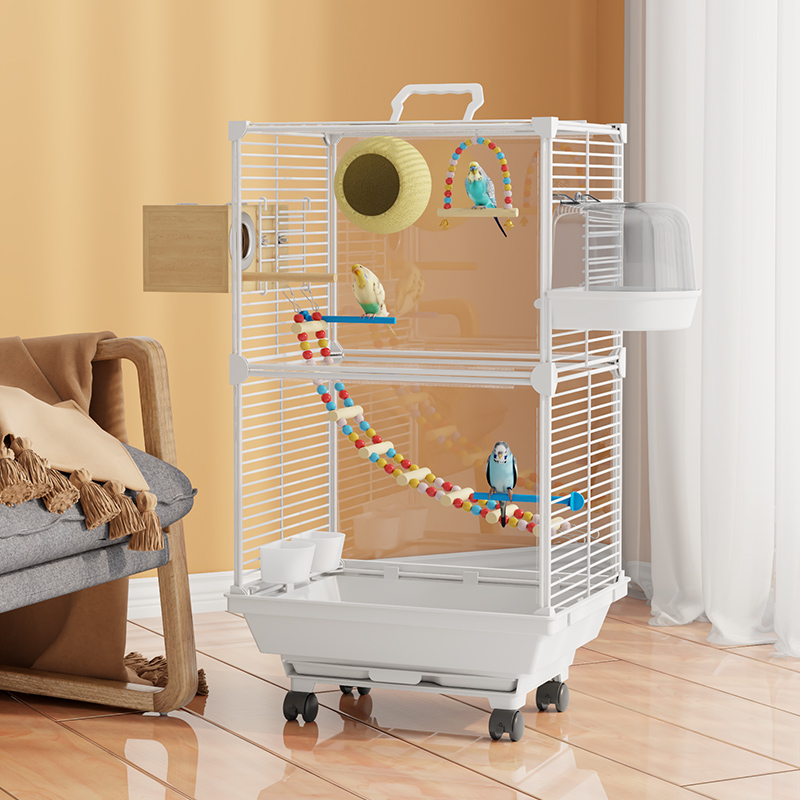 大号鸟笼子鹦鹉新型防溅家用玄凤虎皮小太阳牡丹遛鸟专用豪华别墅