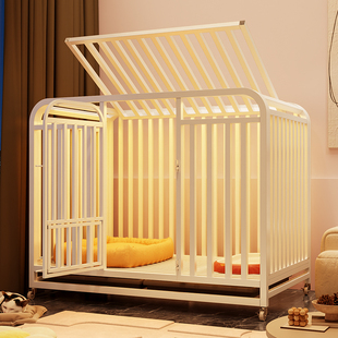 加粗宠物狗笼子大型犬家用室内带厕所分离边牧金毛围栏狗狗专用笼