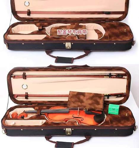 高档小提琴琴盒 木盒4/4 3/4