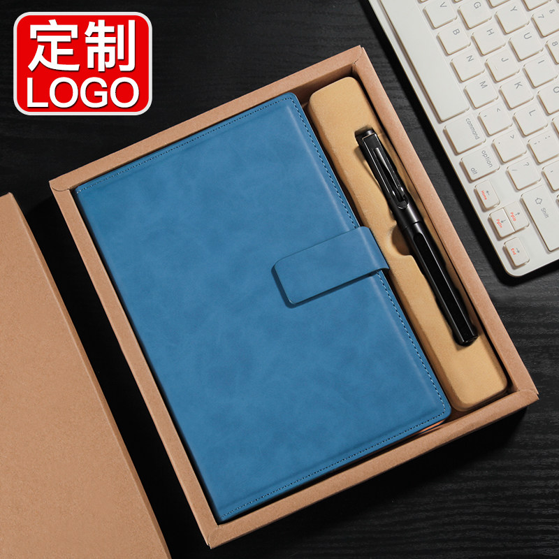 礼盒套装a5刻字会议记录本定制