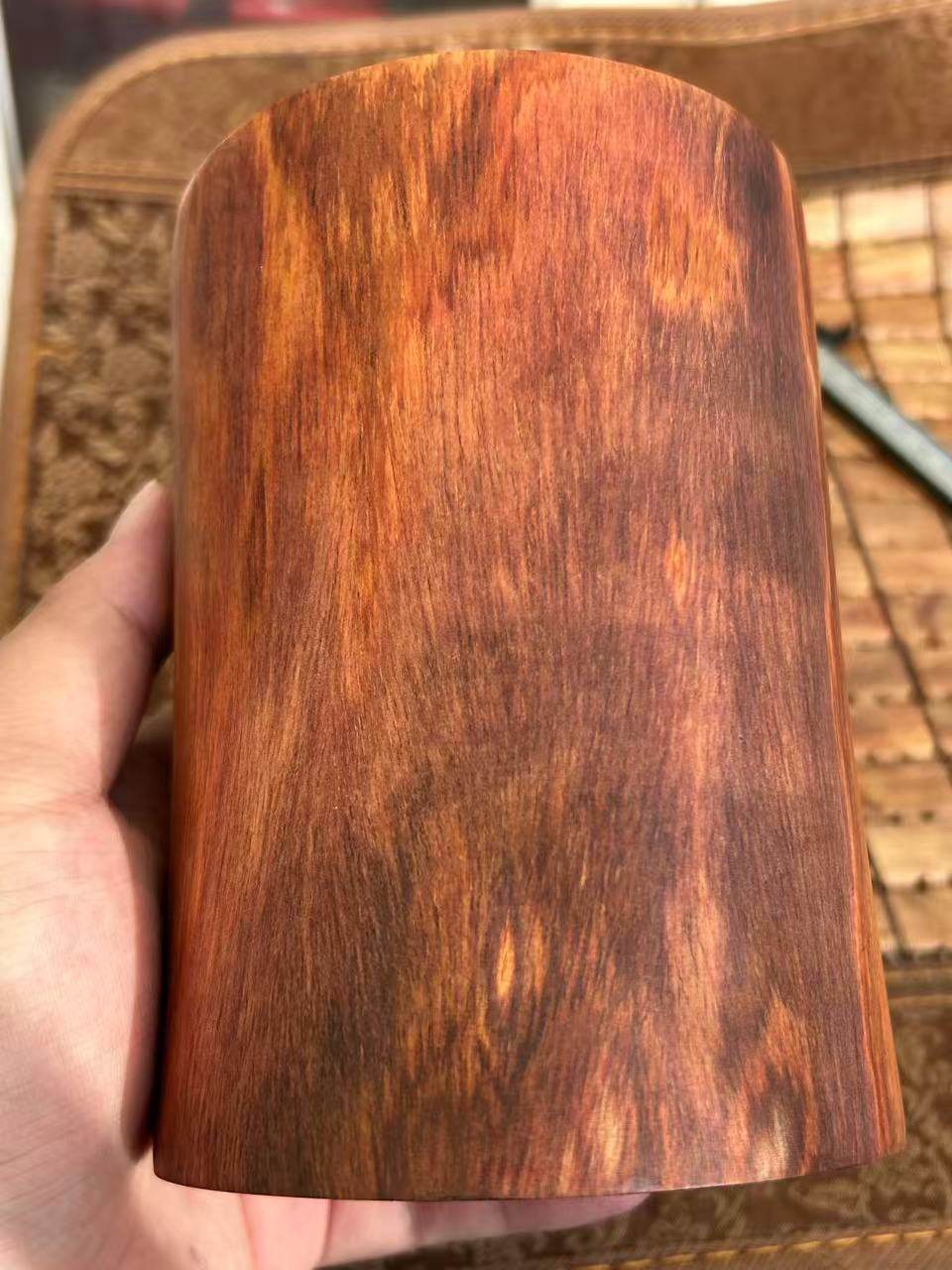 0121海南黄花梨紫油梨笔筒,饰品/流行首饰/时尚饰品新,黄花梨木,淘宝优惠券,粉丝福利购,淘宝优惠卷