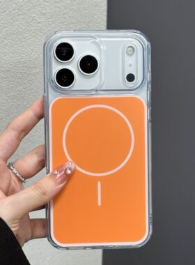 适用苹果iPhone17promax手机壳透明Magsafe磁吸充电苹果17Pro全包防摔pmax创意个性pormax男女新十七pr0套