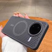 Redmik70防摔k60情侣个性 夏季 蜂窝散热磁吸壳适用于红米K80Pro手机壳高级感散热孔红米k80软边磁吸简约时尚