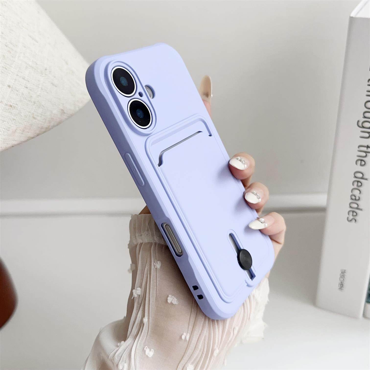 适用iPhone16pr卡包手机壳