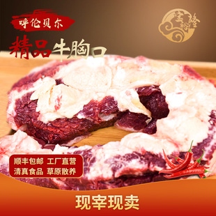 内蒙古南屯精选草原优质黄牛胸口肉 新鲜火锅食材烧烤2斤包邮清真