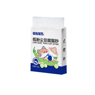 倔强的尾巴低粉尘原味豆腐猫砂家用猫咪除臭结团吸水无尘囤货12包