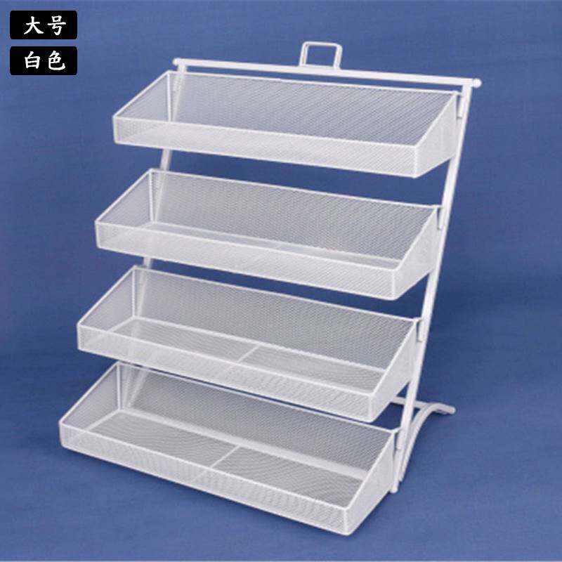 超市货架小型柜台展示架收银台零食槟榔口香糖陈列药店桌面置物架