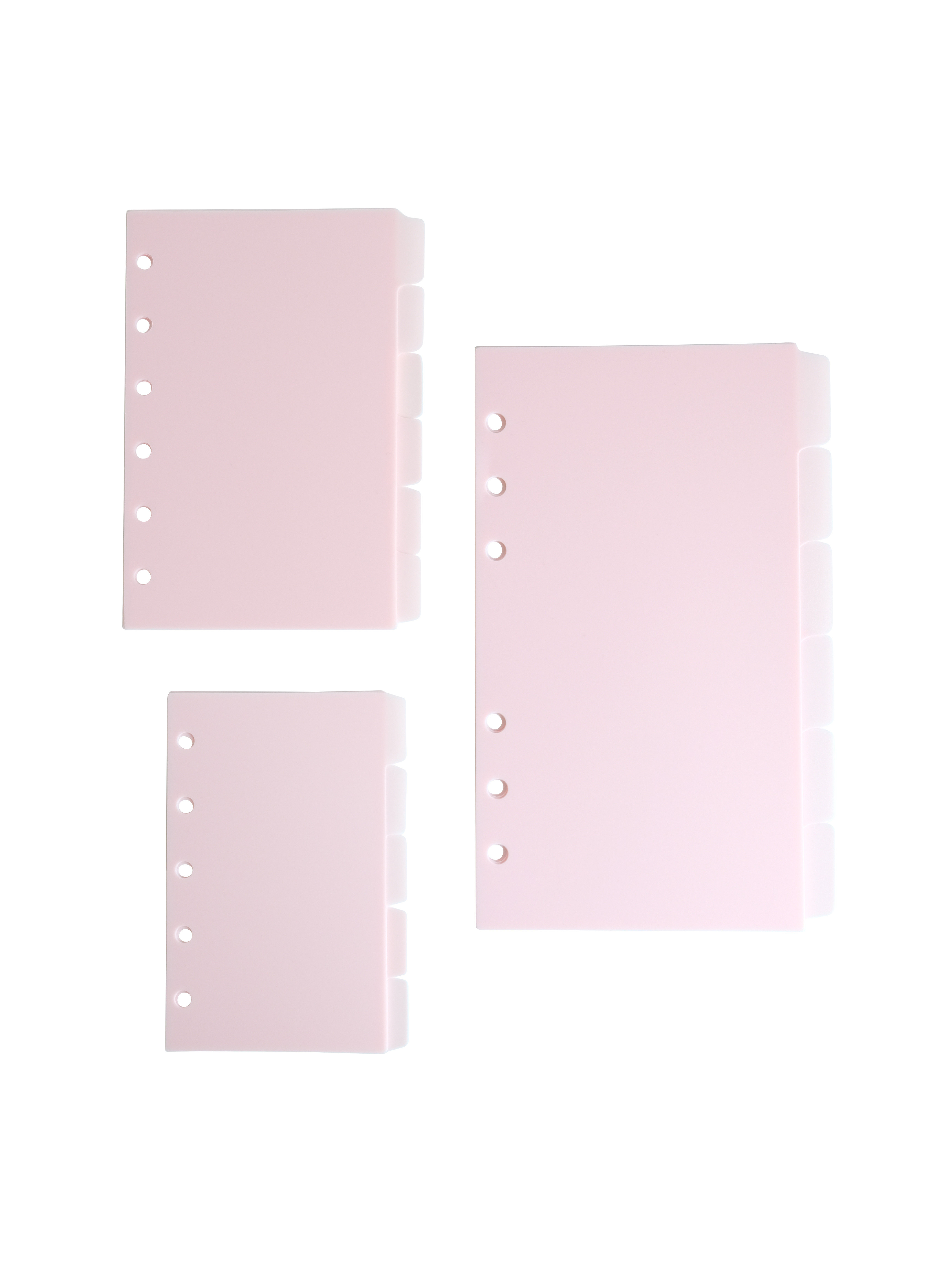 MP 튤립 A6A7 헤이즈 블루 PP 인덱스 분리기 페이지 핸드 장부 교체 코어 분류 페이지 핸드 장부 루스리프 액세서리