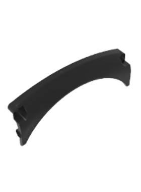 高砖积木GDS-90154 13x2x5尖底轮眉配件兼容80284小颗粒零件散件